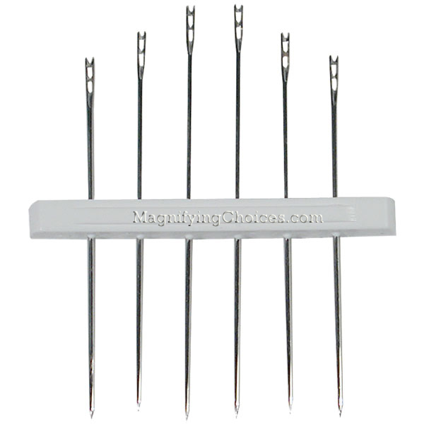 Self Threading Needles (6 pack) - Click Image to Close